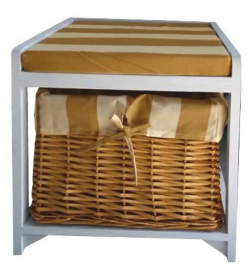 Bancheta cu cos Mobhaus Ginger 3 New (White/Honey)