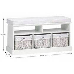 Bancheta Mobhaus Rafaello (White) Thumb