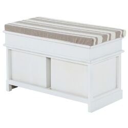 Bancheta Mobhaus Seat Bench 1 New (White/Light Brown) Thumb