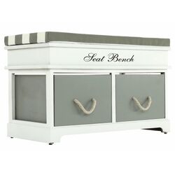 Bancheta Mobhaus Seat Bench 2 New (White/Gray) Thumb