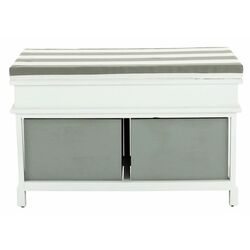 Bancheta Mobhaus Seat Bench 2 New (White/Gray) Thumb