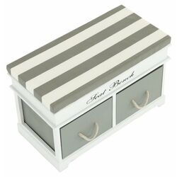 Bancheta Mobhaus Seat Bench 2 New (White/Gray) Thumb