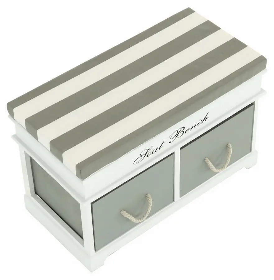 Bancheta Mobhaus Seat Bench 2 New (White/Gray)