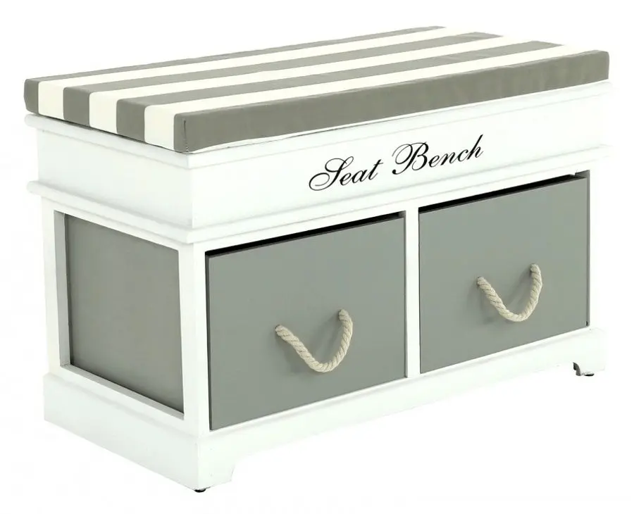 Bancheta Mobhaus Seat Bench 2 New (White/Gray)