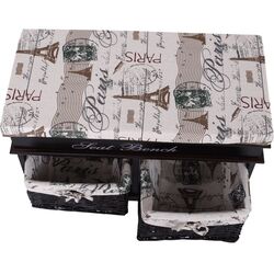 Bancheta Mobhaus Seat Bench 3 (Dark Brown/Beige) Thumb