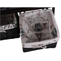 Bancheta Mobhaus Seat Bench 3 (Dark Brown/Beige) Thumb