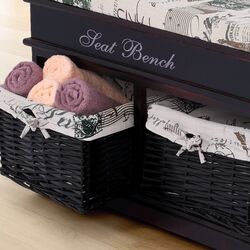 Bancheta Mobhaus Seat Bench 3 (Dark Brown/Beige) Thumb