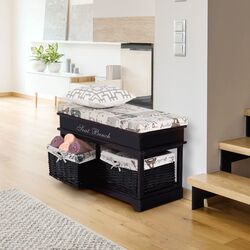 Bancheta Mobhaus Seat Bench 3 (Dark Brown/Beige) Thumb