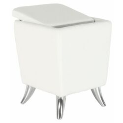 Puf Mobhaus Dars New (White/Chrome) Thumb