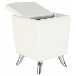 Puf Mobhaus Dars New (White/Chrome) Thumb