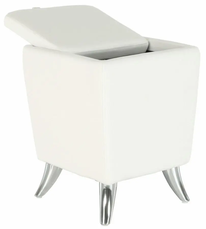 Puf Mobhaus Dars New (White/Chrome) - 5