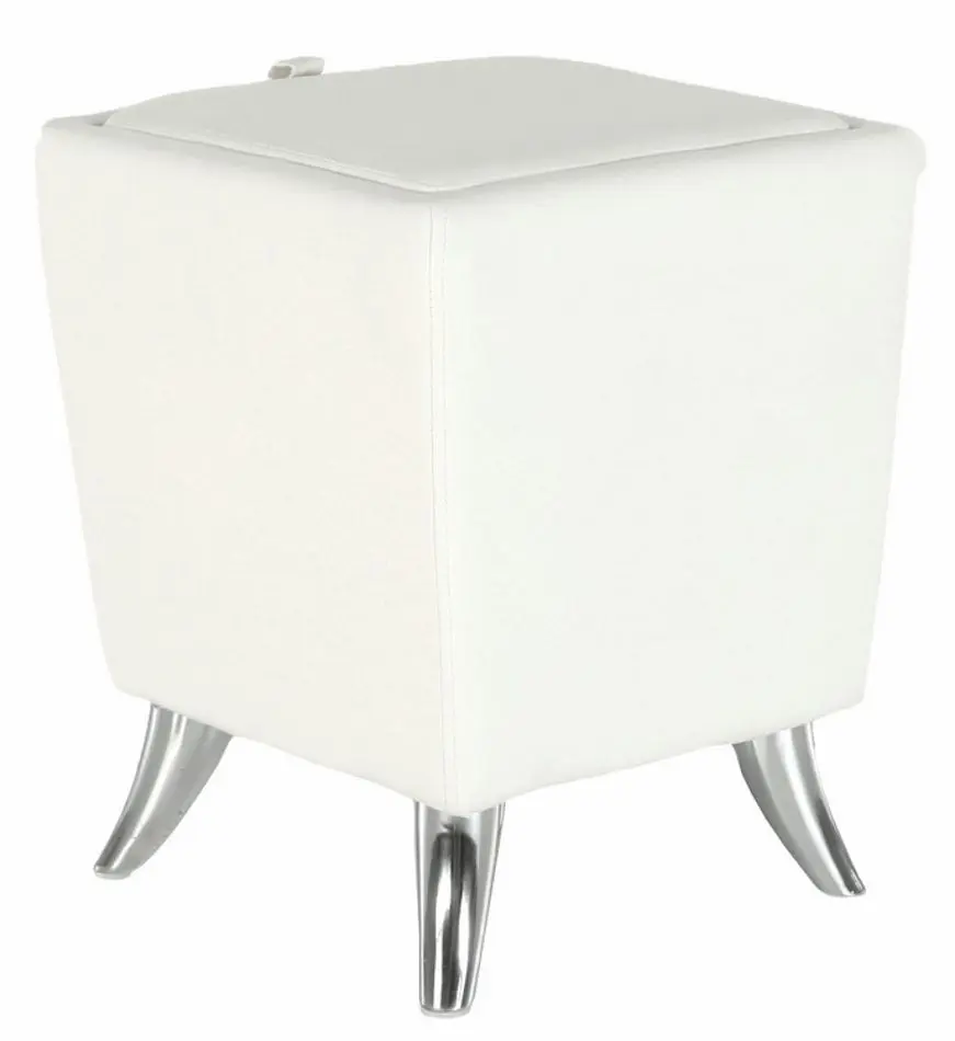 Puf Mobhaus Dars New (White/Chrome)