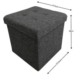 Puf Mobhaus Falon (Dark Gray) Thumb