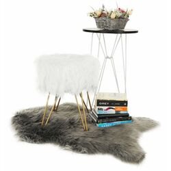 Puf Mobhaus Jamina (White/Golden) Thumb