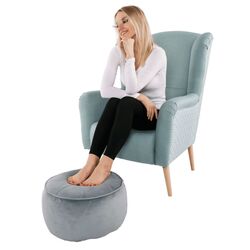 Puf Mobhaus Kerem (Light Gray) Thumb