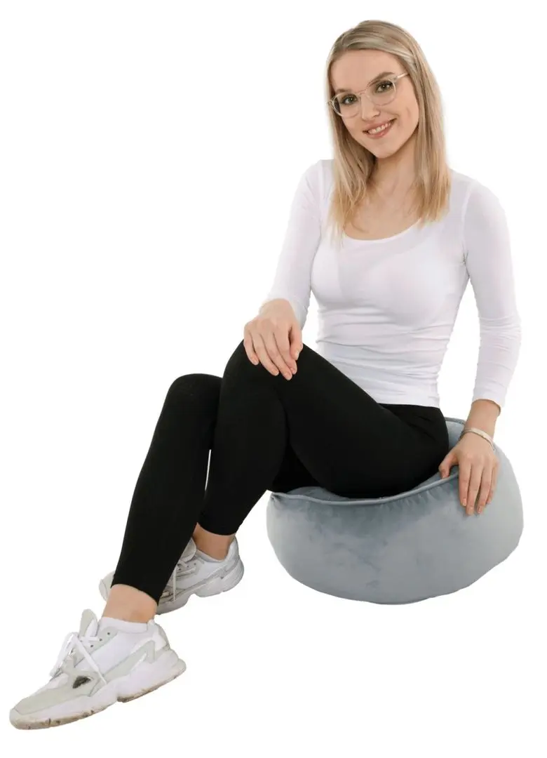 Puf Mobhaus Kerem (Light Gray) - 3