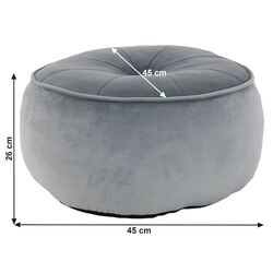 Puf Mobhaus Kerem (Light Gray) Thumb