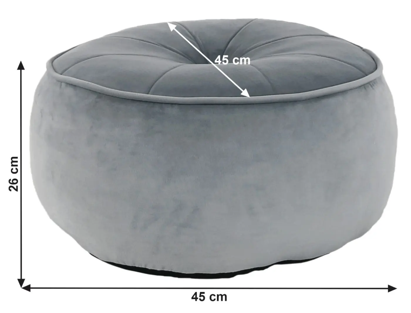 Puf Mobhaus Kerem (Light Gray) - 2