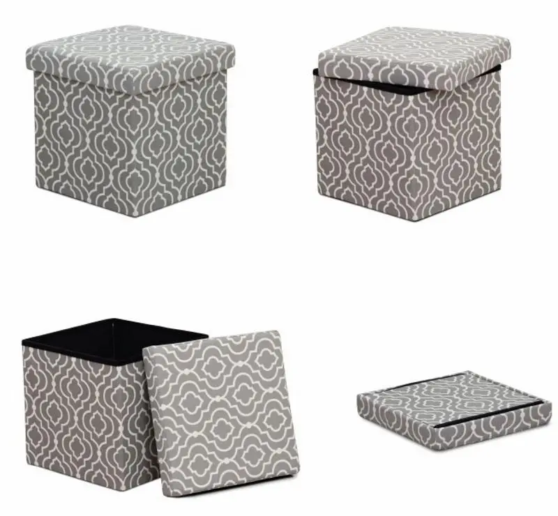 Puf Mobhaus Marlo (Gray/White)