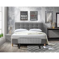 Puf Mobhaus Marlo (Gray/White) Thumb