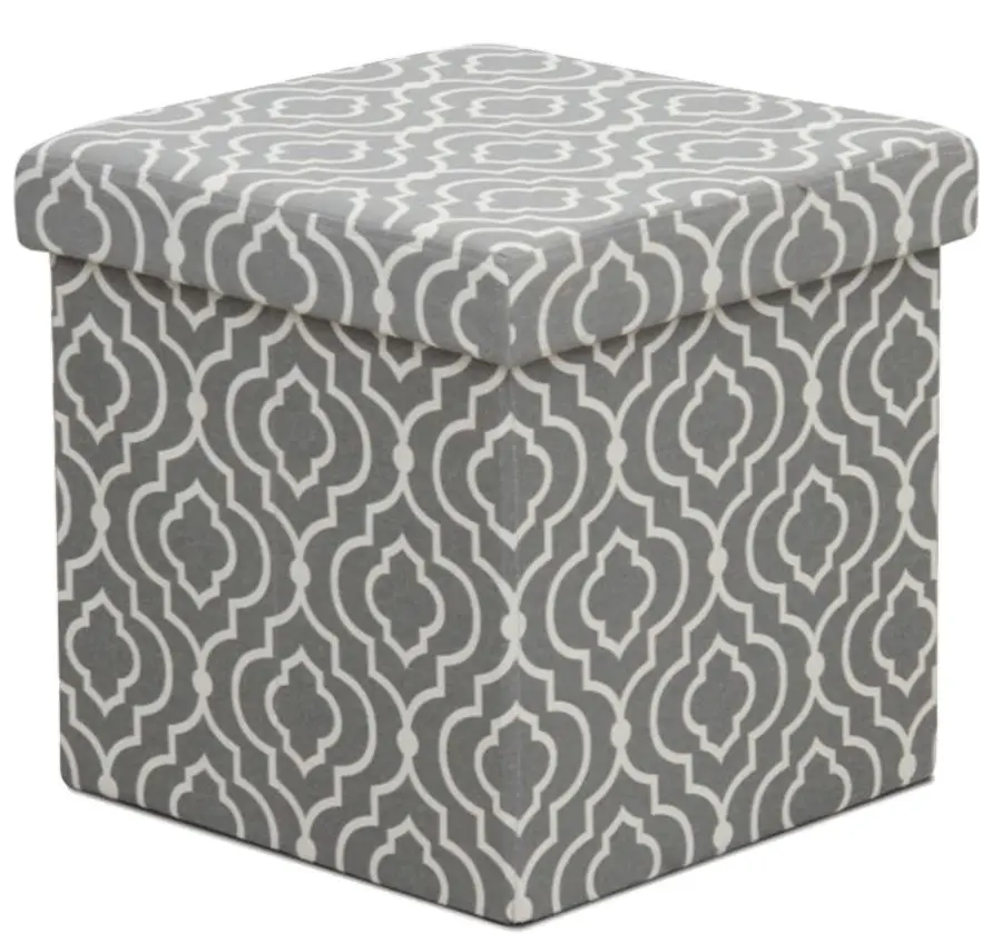 Puf Mobhaus Marlo (Gray/White)