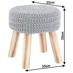 Puf Mobhaus Naida (Gray) Thumb