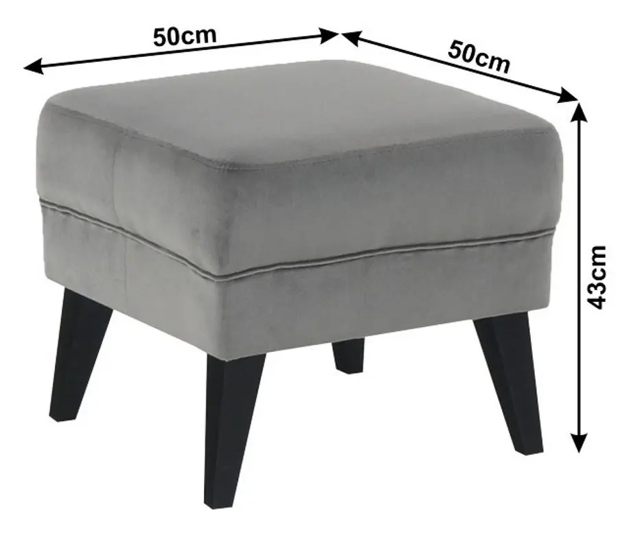 Пуф Mobhaus Rodeza (Light Gray) - 6