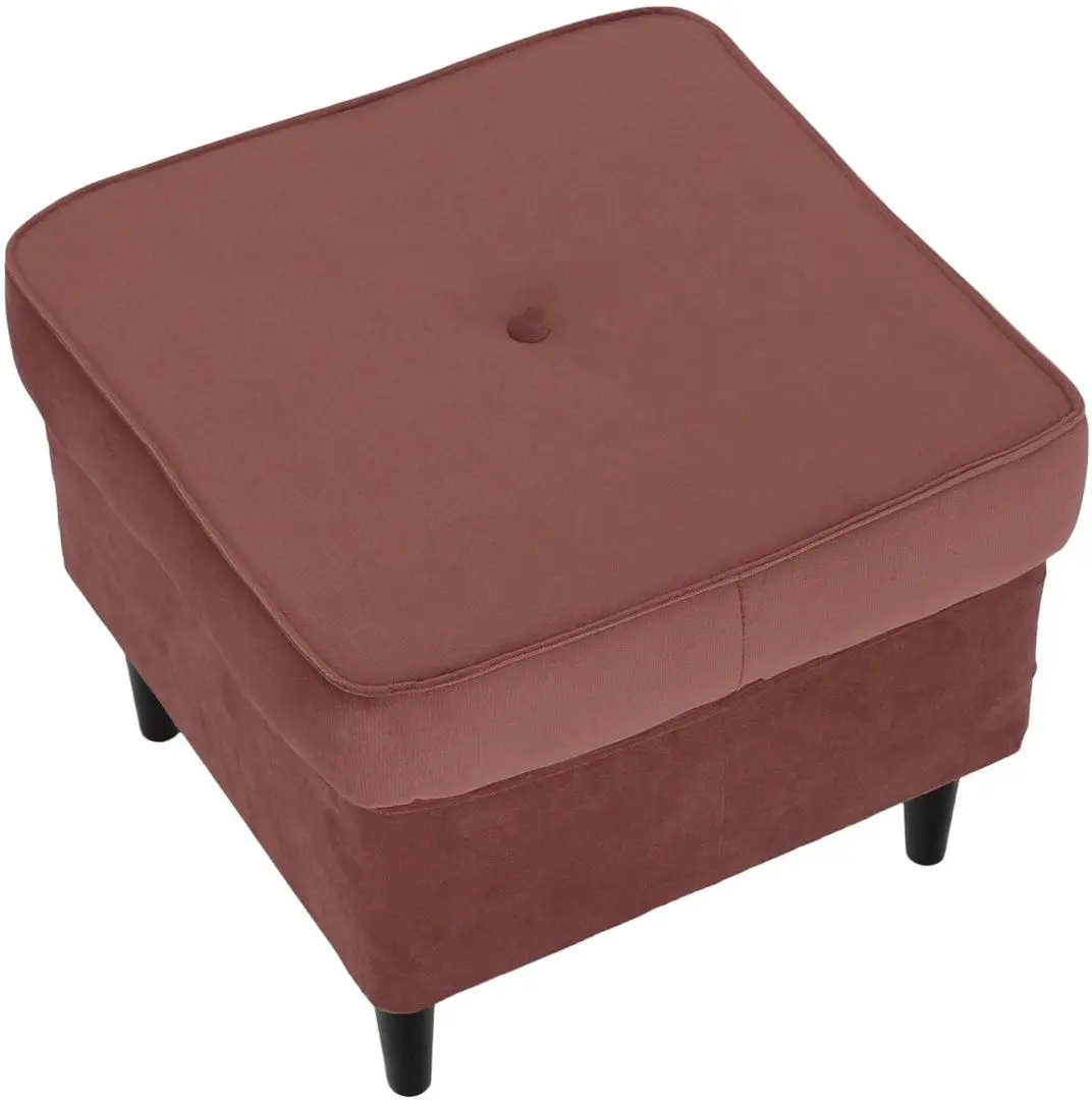 Пуф Mobhaus Rufino 2 New (Antique Pink/Walnut) - 4