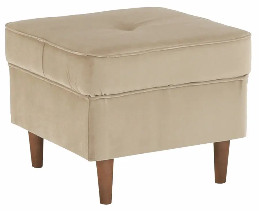 Puf Mobhaus Rufino (Golden Beige/Walnut)