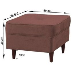 Пуф Mobhaus Rufino (Old Pink) Thumb