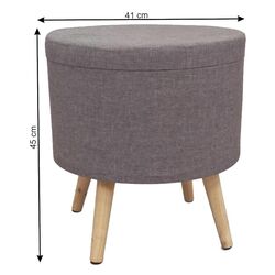 Puf Mobhaus Samir (Gray) Thumb