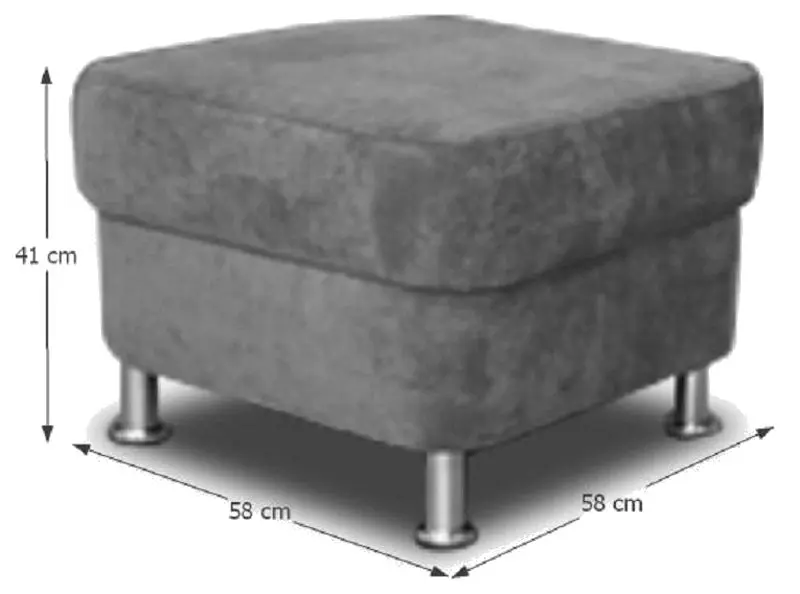 Puf Mobhaus Santiago (Gray)