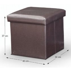 Puf Mobhaus Tela New (Dark Brown) Thumb