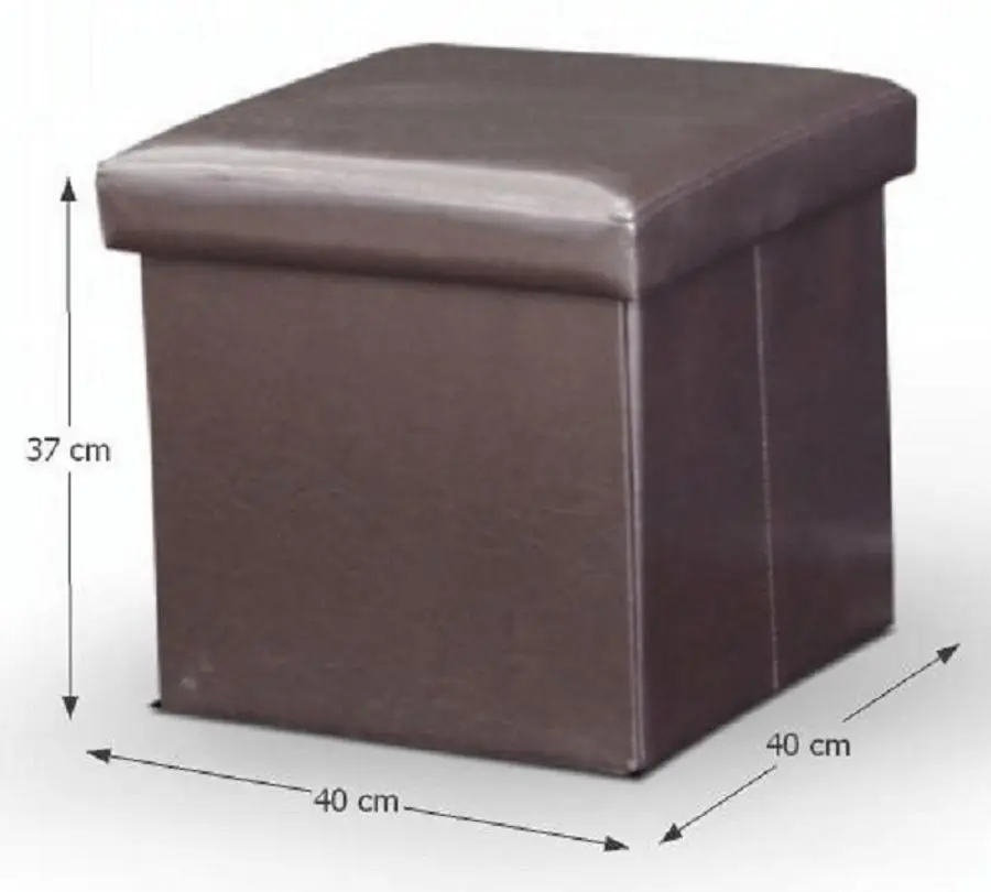 Puf Mobhaus Tela New (Dark Brown)