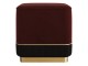 Puf ModaLife Demre (Dark Red/Black)