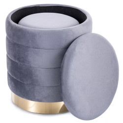 Set de pufuri Signal Britta (Grey) Thumb