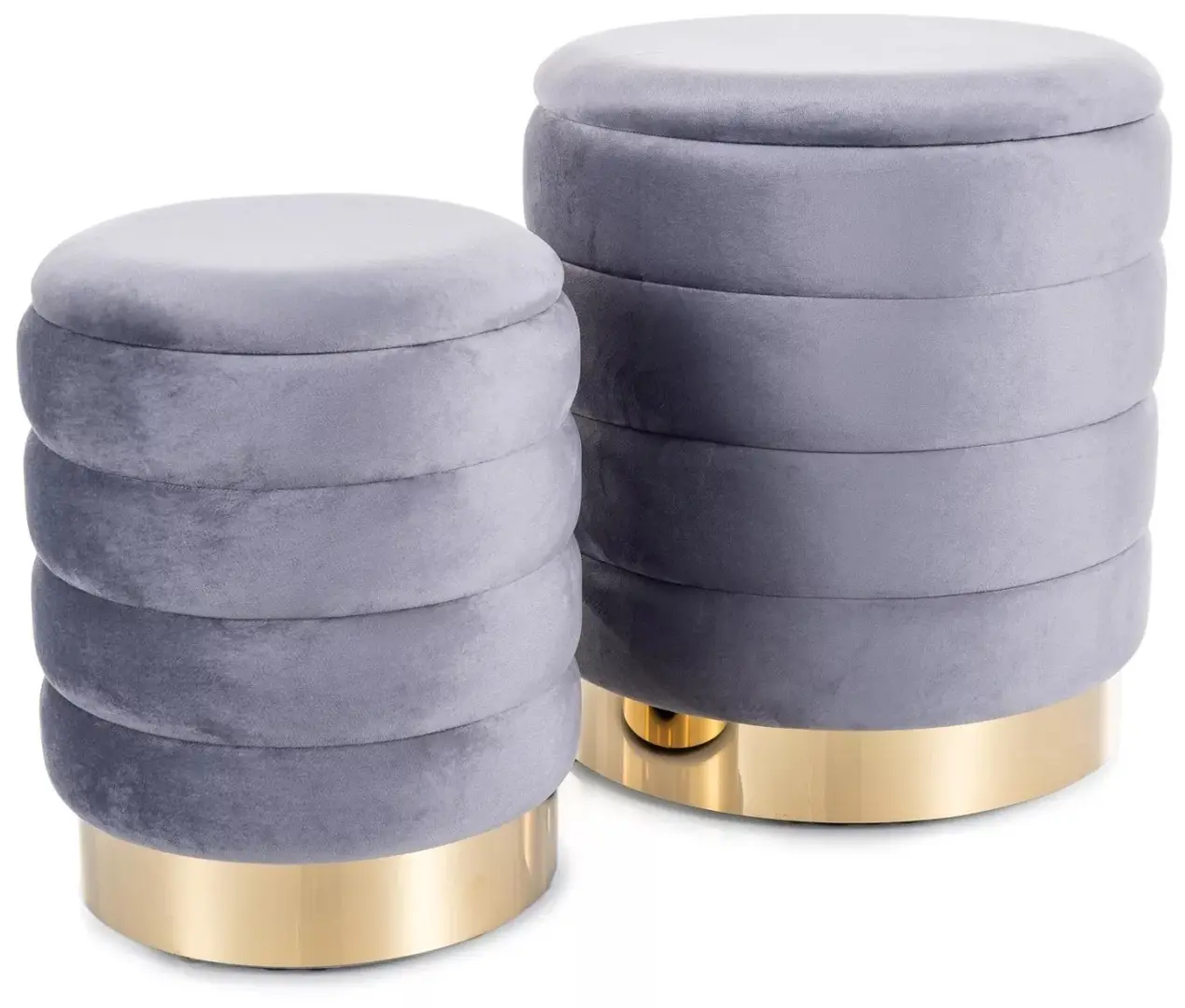 Set de pufuri Signal Britta (Grey)