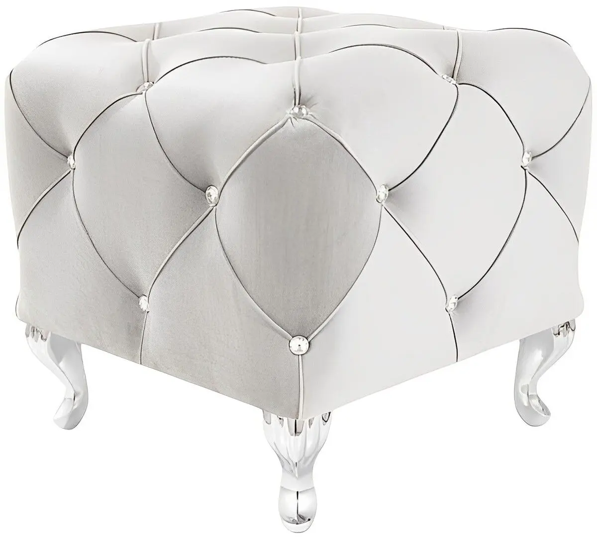 Пуф Signal Hestia K Velvet (Gray Light/Silver)