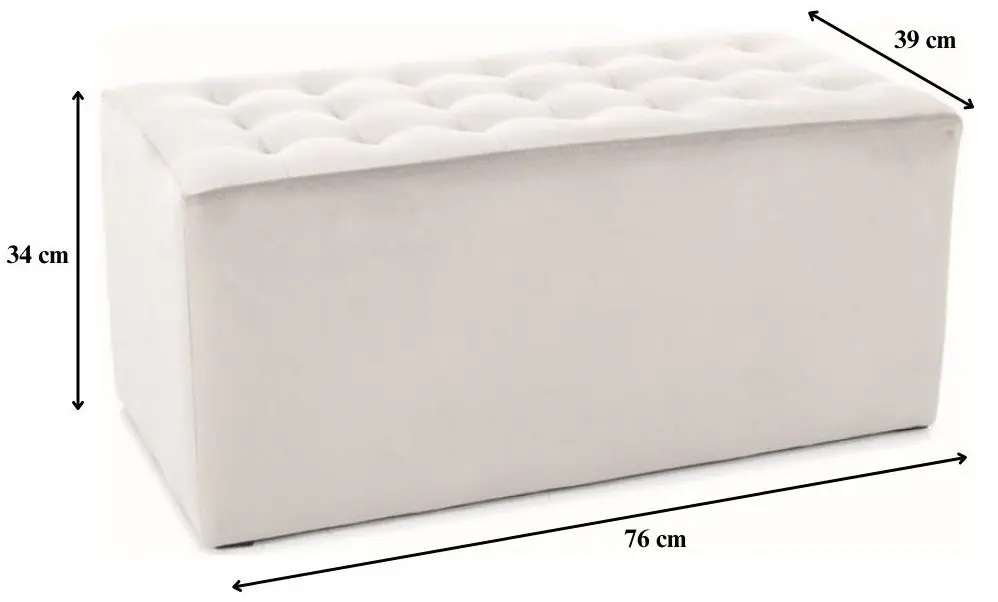 Puf Signal Lori 2 Velvet (Curry) - 2