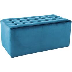 Puf Signal Lori 2 Velvet (Turquoise)