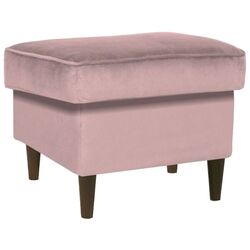 Пуф Signal Ron Velvet (Antique Rose/Wenge)