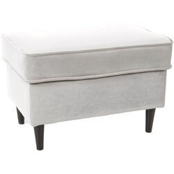 Puf Signal Ron Velvet (Gray Light/Wenge)