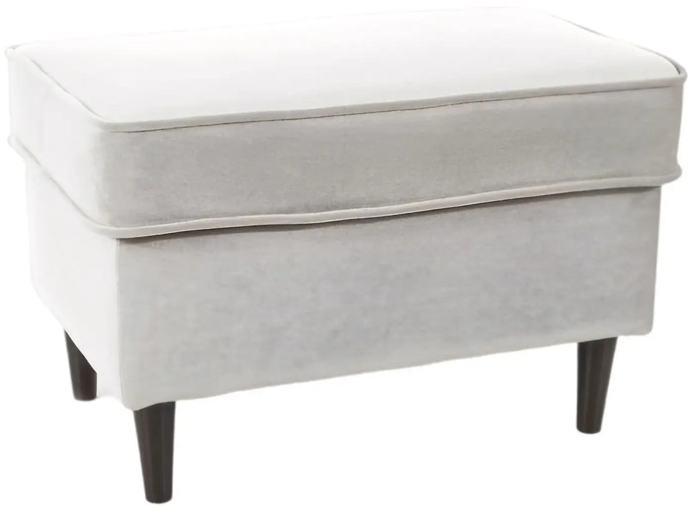 Puf Signal Ron Velvet (Gray Light/Wenge)