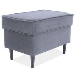 Puf Signal Ron Velvet (Gray/Wenge)