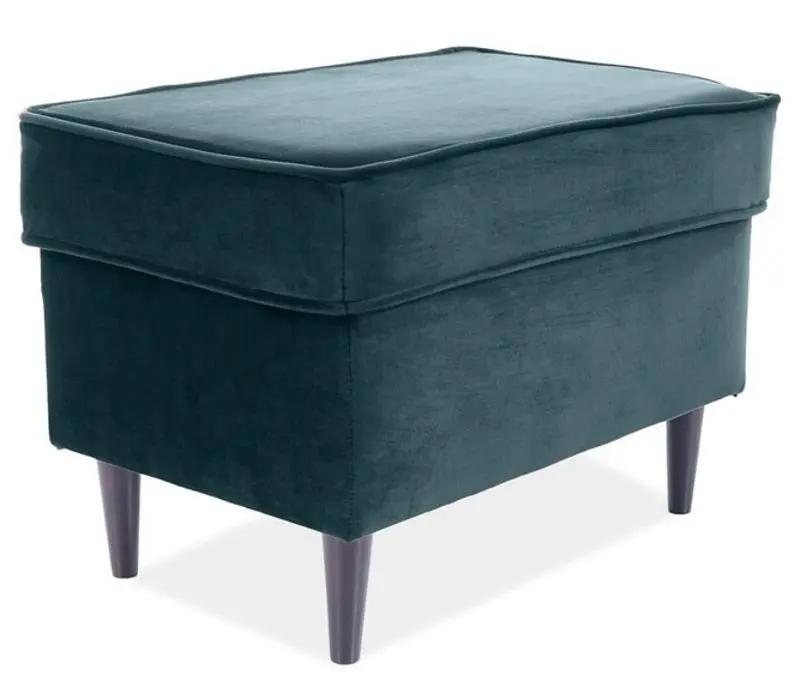 Puf Signal Ron Velvet (Green/Wenge)