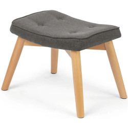 Puf-suport pentru picioare pentru fotoliu Sofotel Norse 2054 (Dark Grey/Natural) Thumb