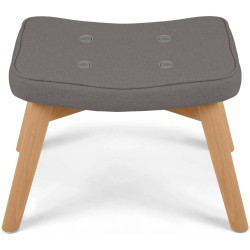 Puf-suport pentru picioare pentru fotoliu Sofotel Norse 2054 (Dark Grey/Natural) Thumb