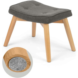 Puf-suport pentru picioare pentru fotoliu Sofotel Norse 2054 (Dark Grey/Natural) Thumb