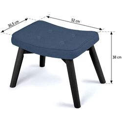 Puf Sofotel Norse 2055 (Dark Blue) Thumb