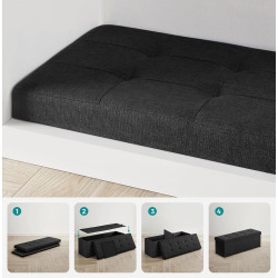 Bancheta Songmics LSF077B01 (Ink Black) Thumb